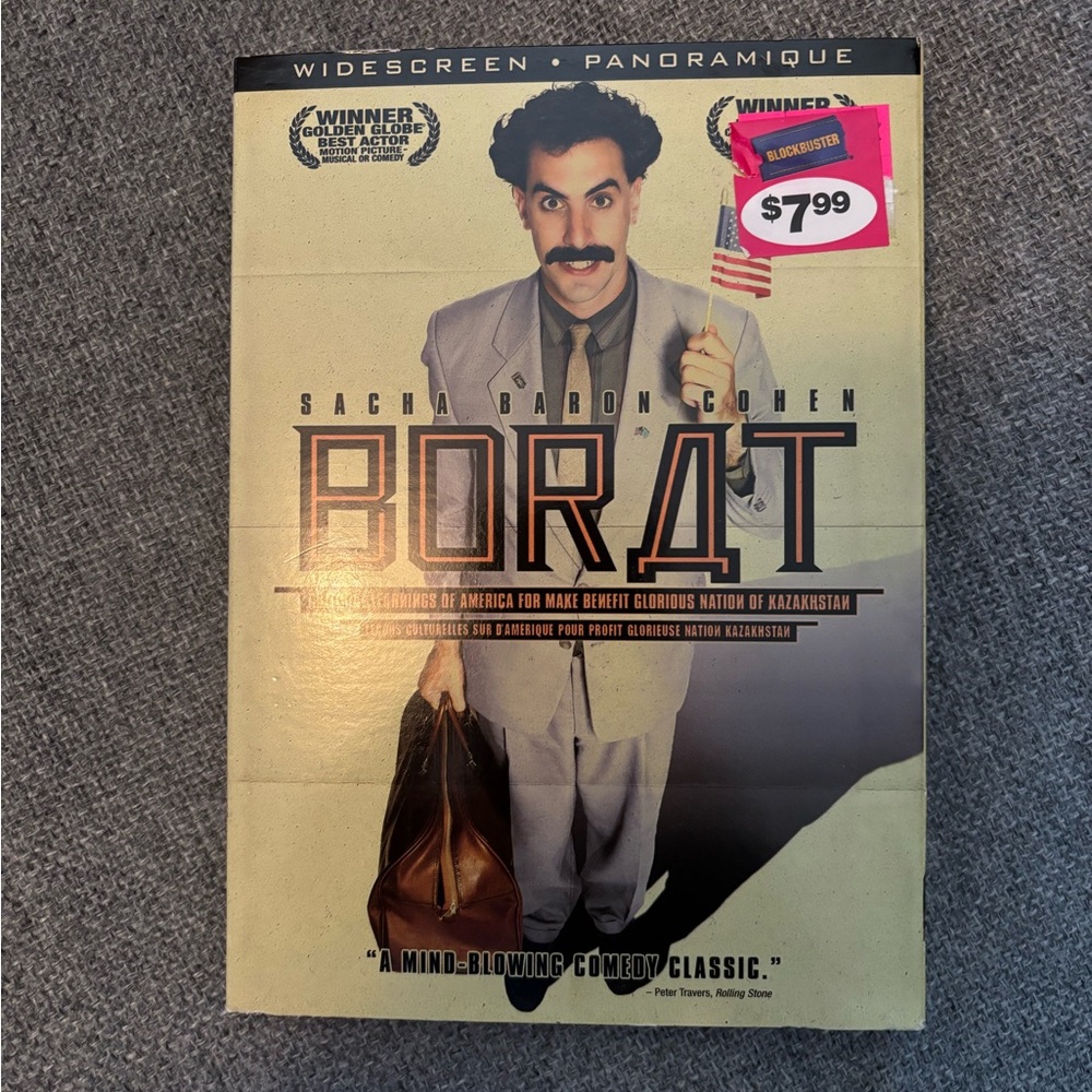 Borat DVD Blockbuster Original Disc Movie